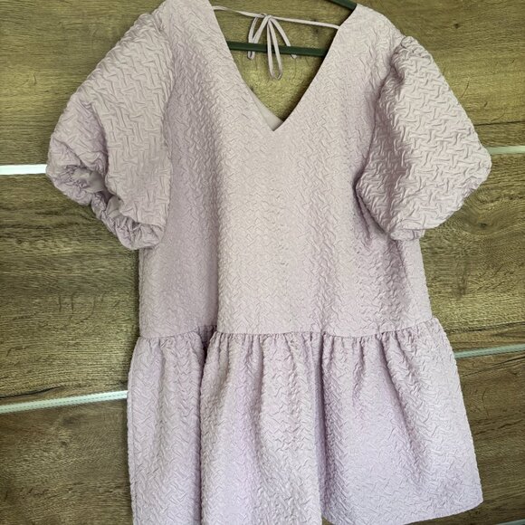 Hudson North Lilac Babydoll Dress - Size XL - Picture 2 of 9